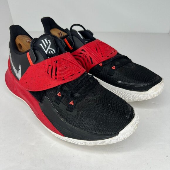 Nike Mens CW6228-001 Black University Red Kyrie 3 Team Size 9 Basketball Shoes - Picture 2 of 10